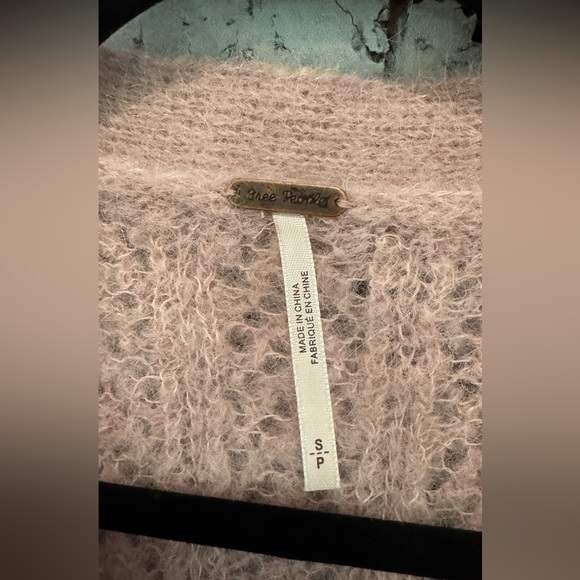 Free People Amelia Alpaca Cardigan NWOT - Picture 6 of 14
